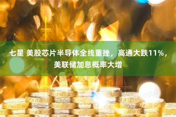 七星 美股芯片半导体全线重挫，高通大跌11%，美联储加息概率大增